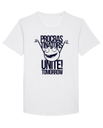 Procrastinators Unite Tomorrow Tricou mânecă scurtă guler larg Bărbat Skater