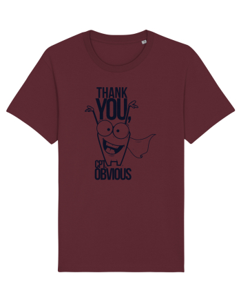 Thank You Captain Obvious Burgundy