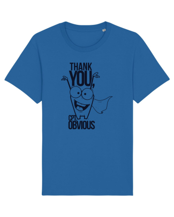 Thank You Captain Obvious Royal Blue