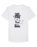 Thank You Captain Obvious Tricou mânecă scurtă guler larg Bărbat Skater