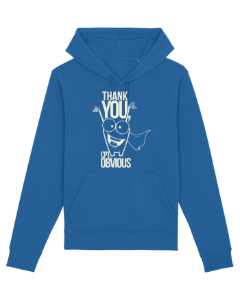 Thank You Captain Obvious Royal Blue