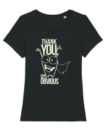 Thank You Captain Obvious Tricou mânecă scurtă guler larg fitted Damă Expresser