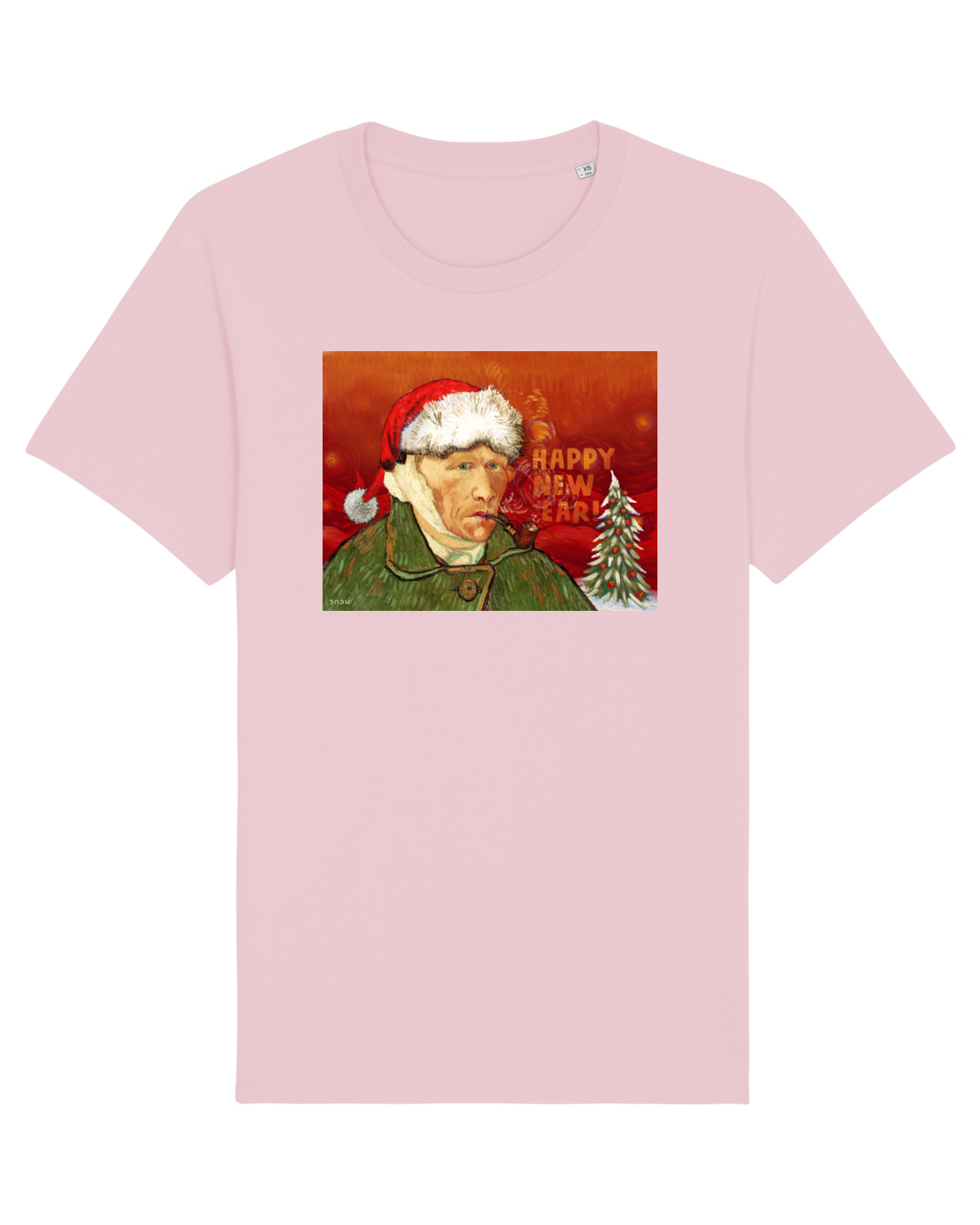 Tricou mânecă scurtă Unisex Rocker Cotton Pink