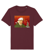 Happy New Ear Santa Gogh Tricou mânecă scurtă Unisex Rocker