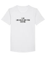 Long Walks Tricou mânecă scurtă guler larg Bărbat Skater
