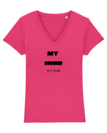 My Mind Is A Mess Tricou mânecă scurtă guler V Damă Evoker