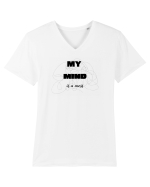 My Mind Is A Mess Tricou mânecă scurtă guler V Bărbat Presenter