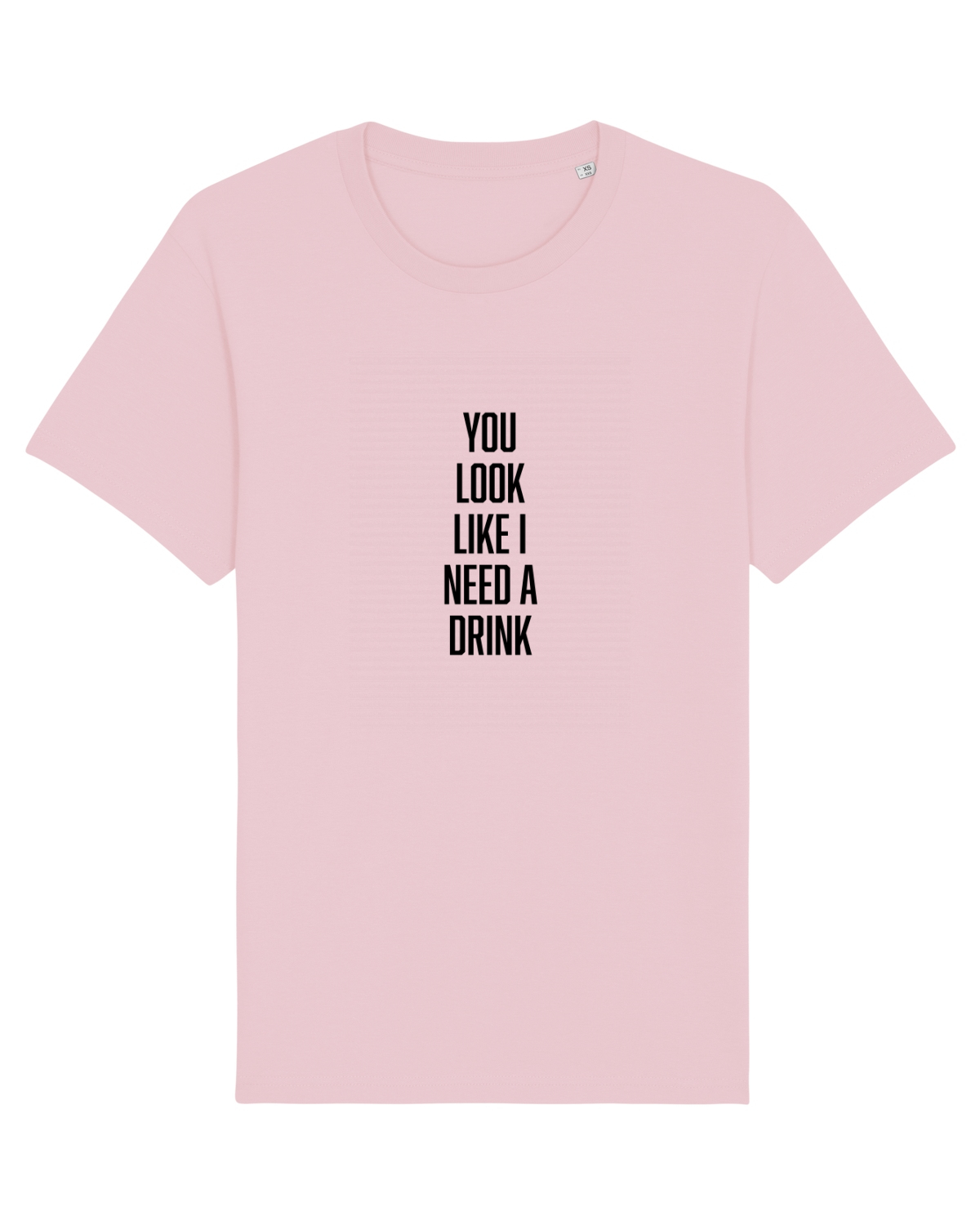 Tricou mânecă scurtă Unisex Rocker Cotton Pink
