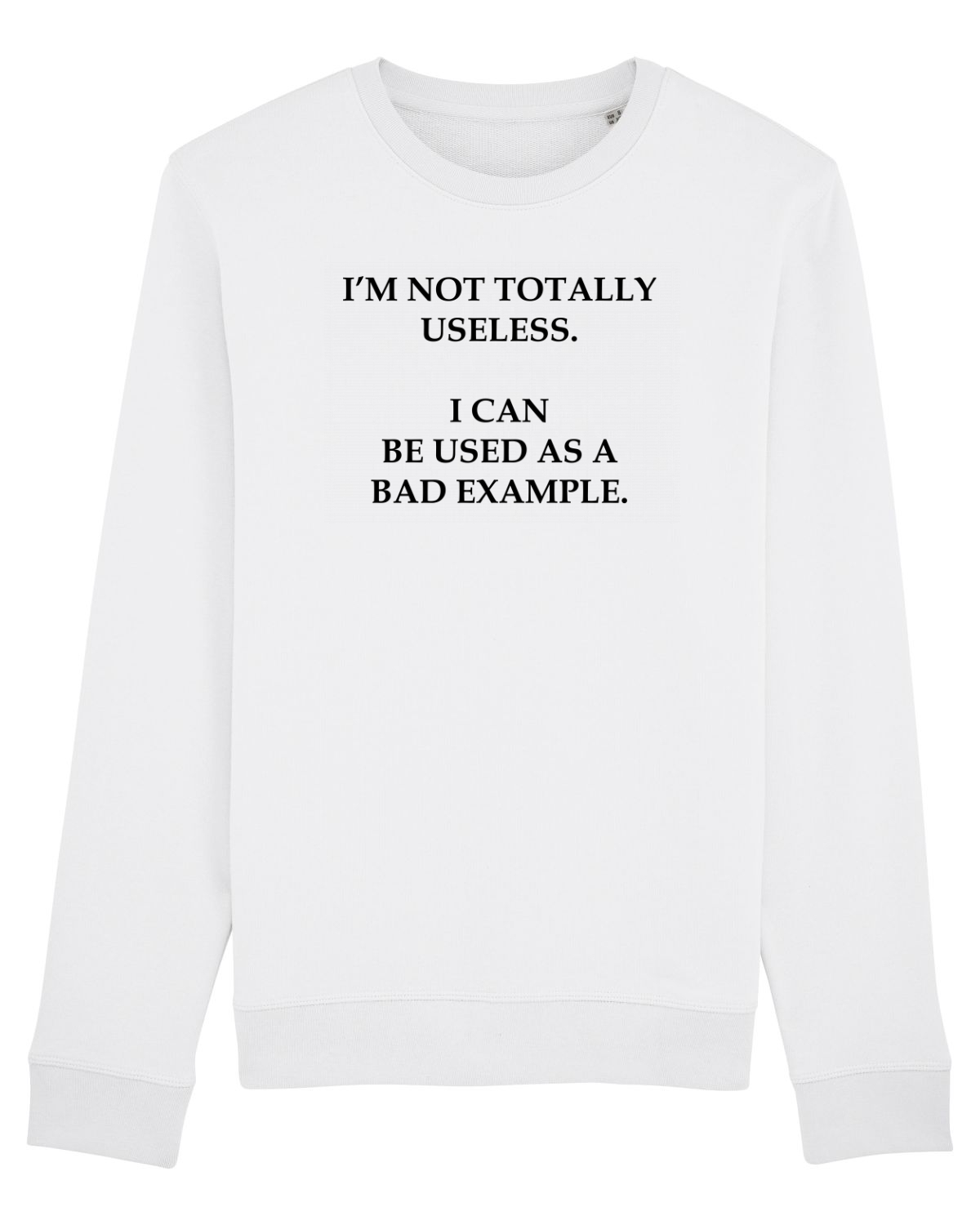 Bluză mânecă lungă Unisex Rise White