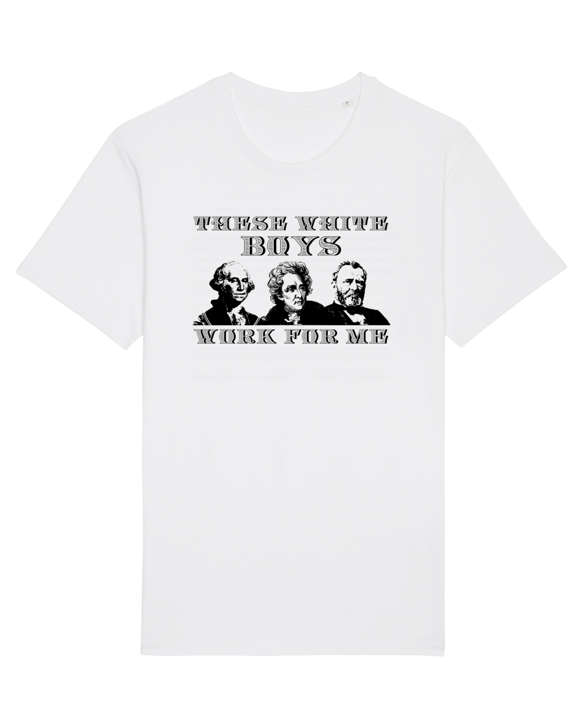 Tricou mânecă scurtă Unisex Rocker White