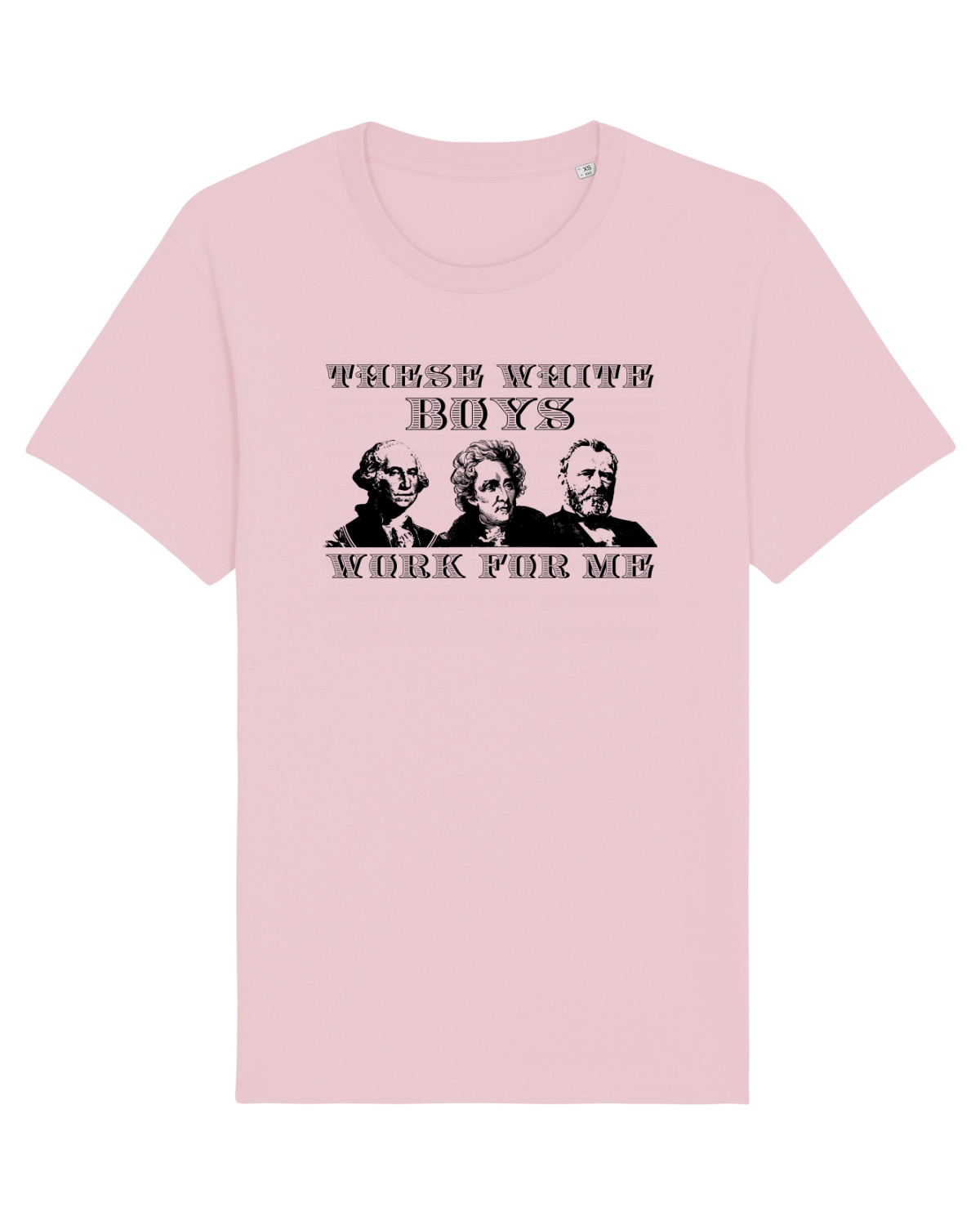 Tricou mânecă scurtă Unisex Rocker Cotton Pink