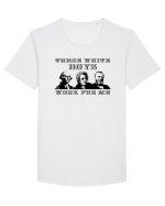 These boys work for me  Tricou mânecă scurtă guler larg Bărbat Skater