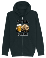 Fotbal si Bere Hanorac cu fermoar Unisex Connector