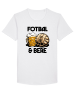 Fotbal si Bere Tricou mânecă scurtă guler larg Bărbat Skater