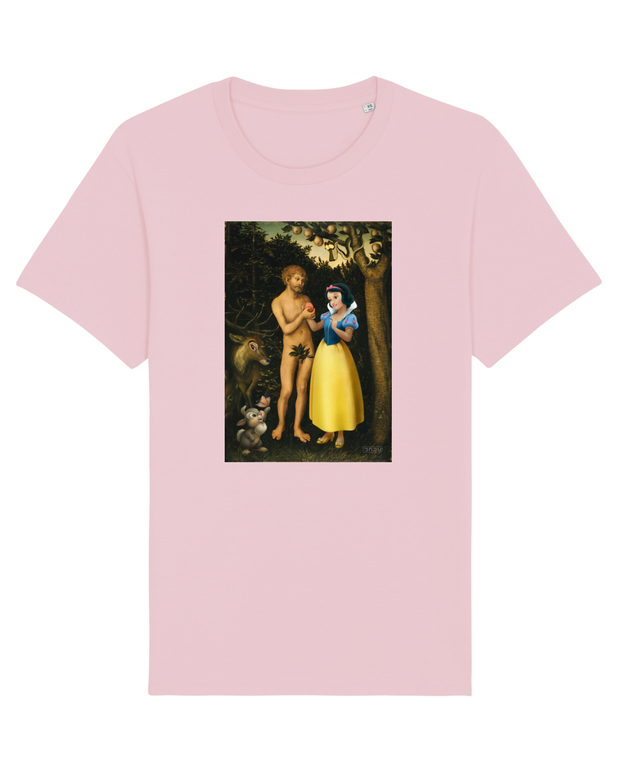 Tricou mânecă scurtă Unisex Rocker Cotton Pink