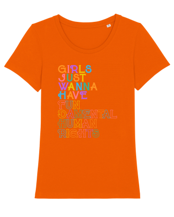 Girls just wanna have FUN Bright Orange
