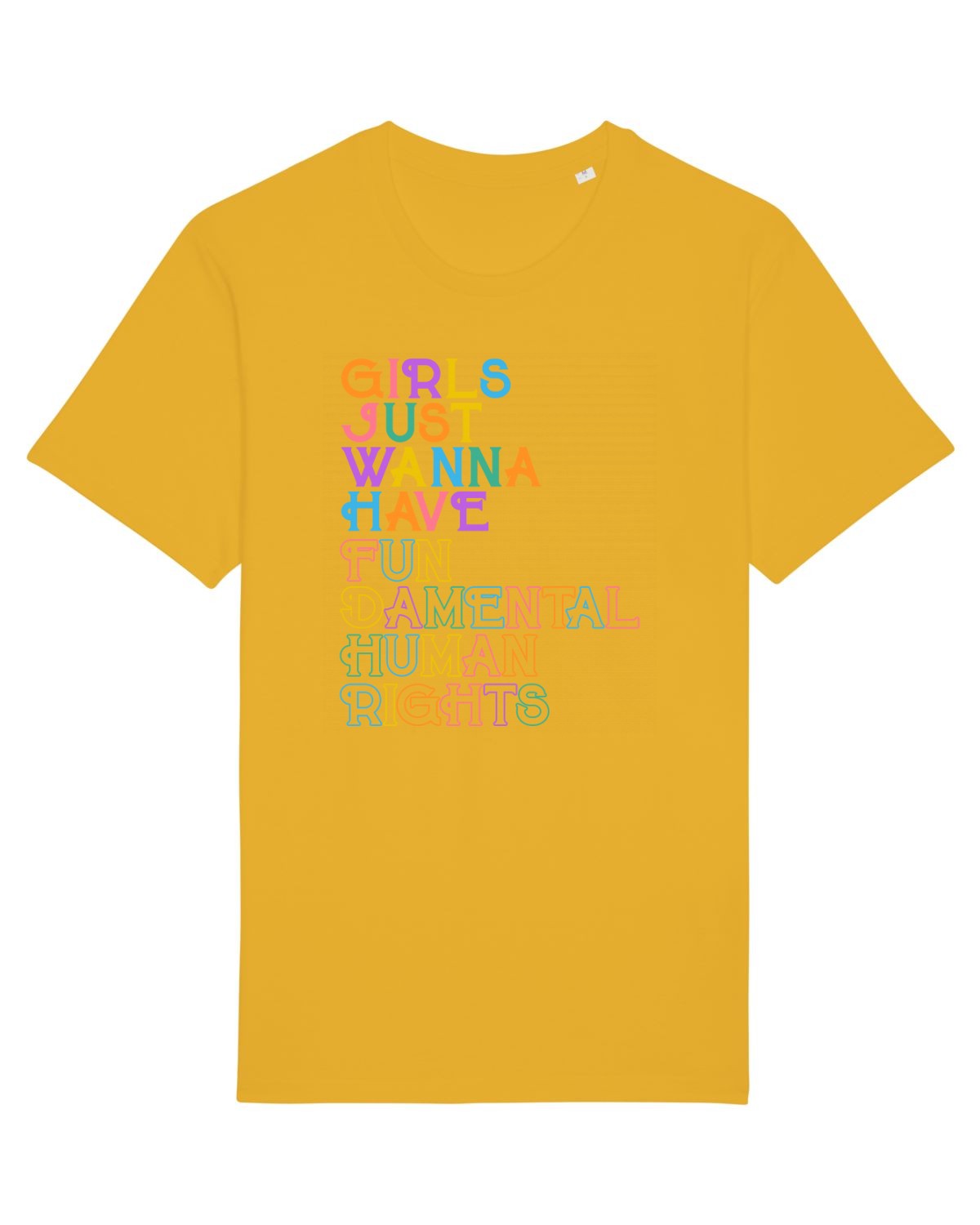 Tricou mânecă scurtă Unisex Rocker Spectra Yellow