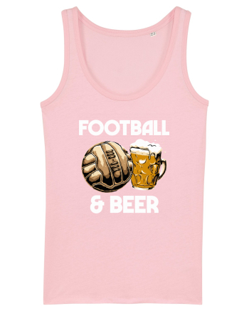 Football and Beer Cotton Pink