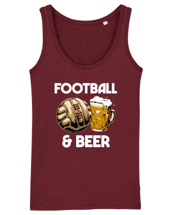 Football and Beer Burgundy