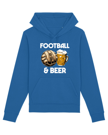 Football and Beer Royal Blue