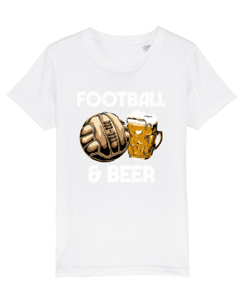 Football and Beer White