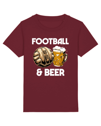 Football and Beer Burgundy