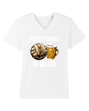 Football and Beer White
