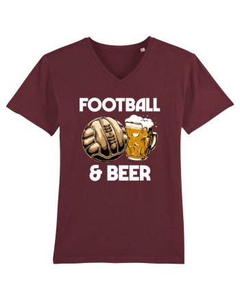 Football and Beer Burgundy
