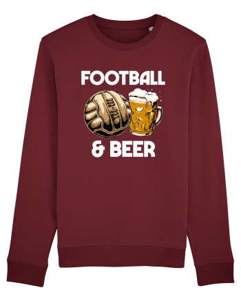 Football and Beer Burgundy
