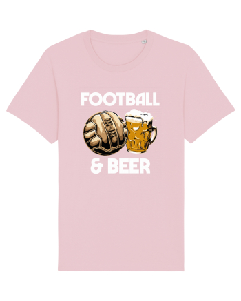 Football and Beer Cotton Pink