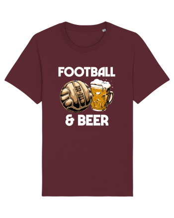 Football and Beer Burgundy