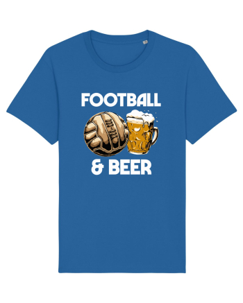 Football and Beer Royal Blue