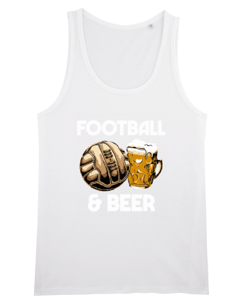 Football and Beer White