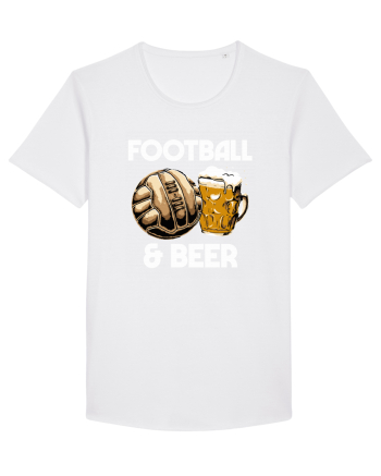 Football and Beer White