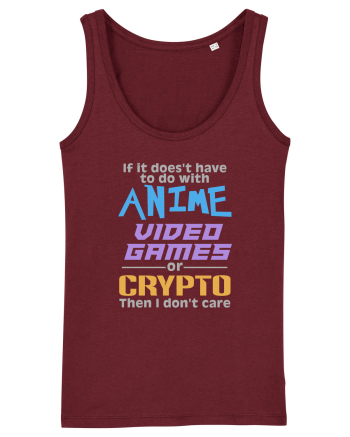 Anime, Video Games and Crypto Burgundy