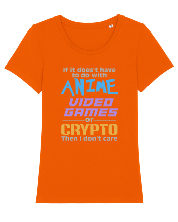 Anime, Video Games and Crypto Bright Orange