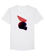 Punk Helmet Tricou mânecă scurtă guler larg Bărbat Skater