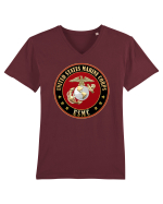 Marine Corps Tricou mânecă scurtă guler V Bărbat Presenter