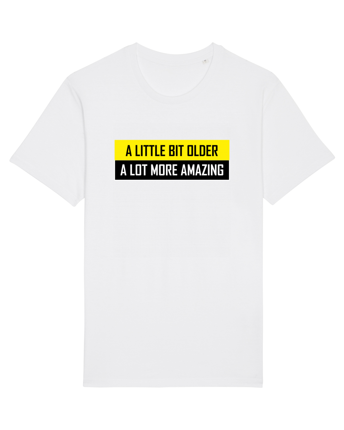 Tricou mânecă scurtă Unisex Rocker White