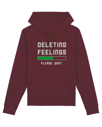 Deleting Feelings Please Wait Burgundy