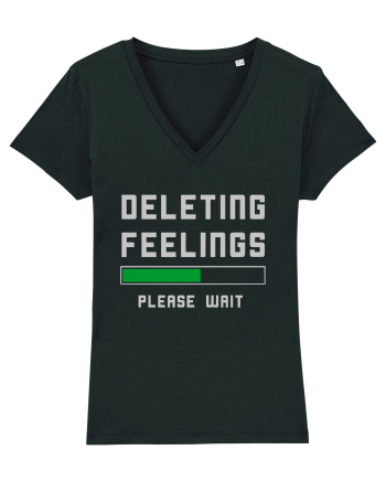 Deleting Feelings Please Wait Black