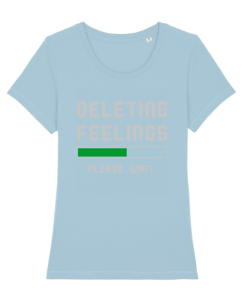 Deleting Feelings Please Wait Sky Blue