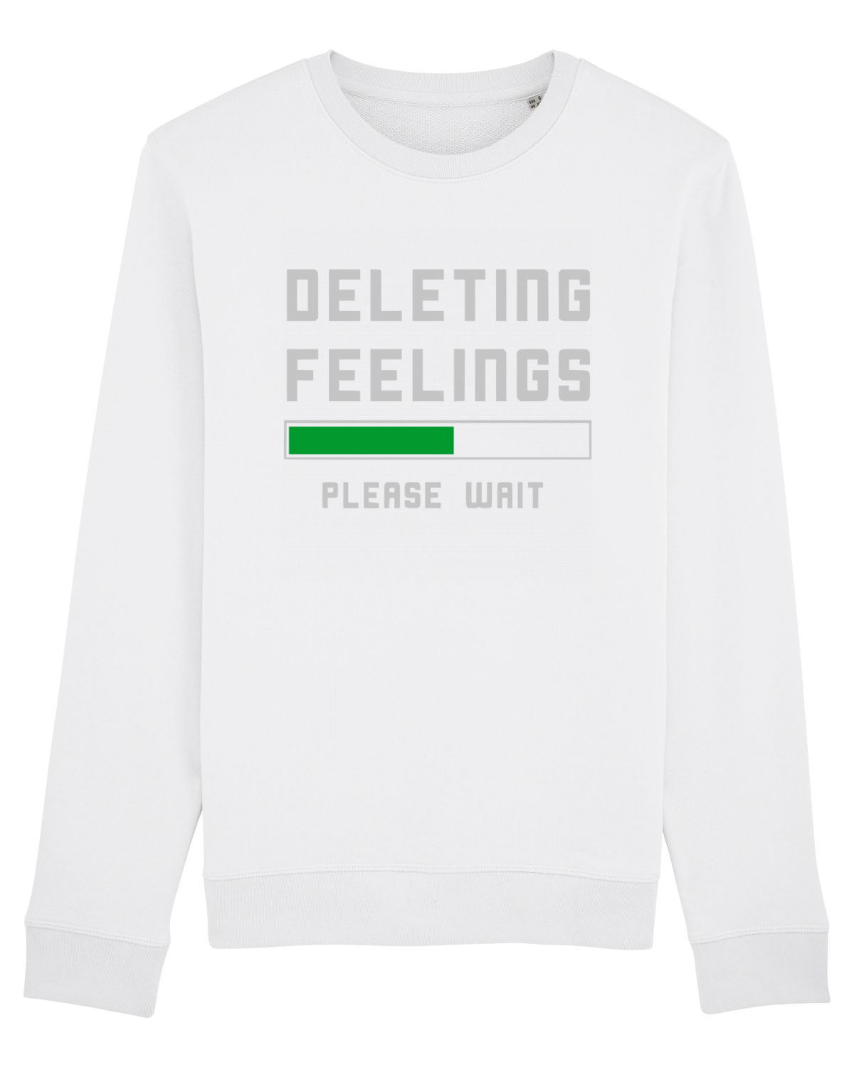Bluză mânecă lungă Unisex Rise White