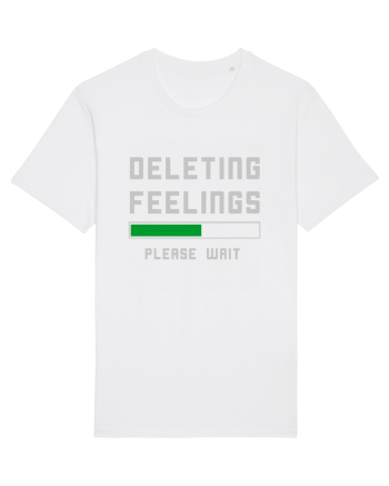 Deleting Feelings Please Wait White