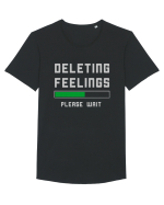 Deleting Feelings Please Wait Tricou mânecă scurtă guler larg Bărbat Skater