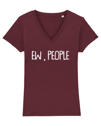 EW, PEOPLE Burgundy