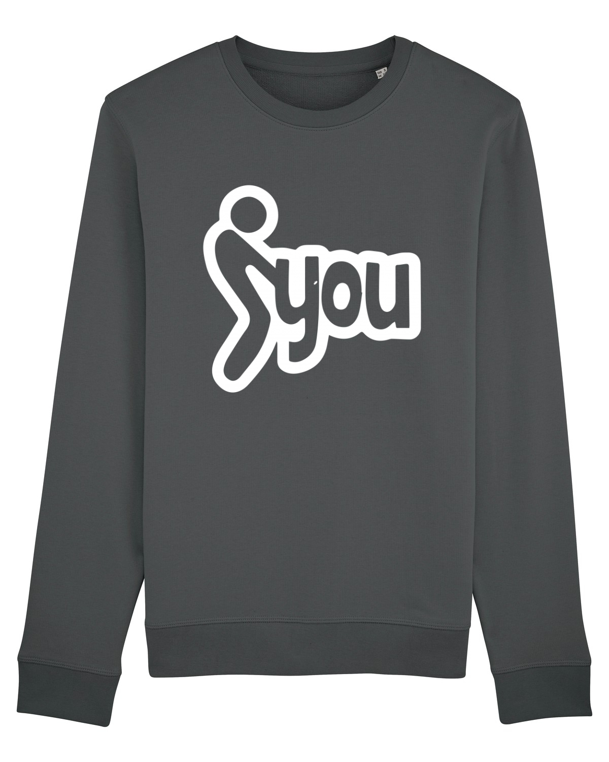 Bluză mânecă lungă Unisex Rise Anthracite