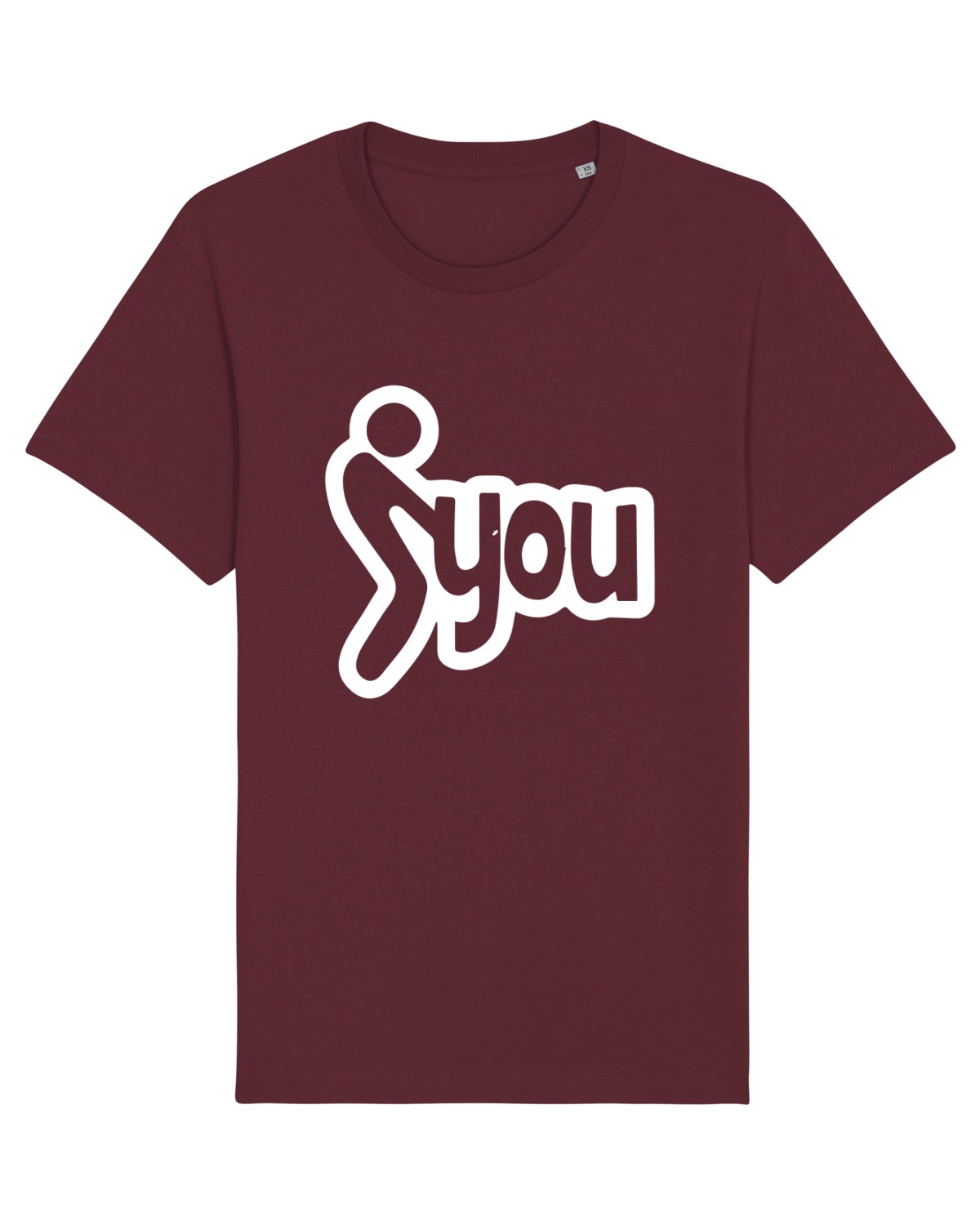 Tricou mânecă scurtă Unisex Rocker Burgundy
