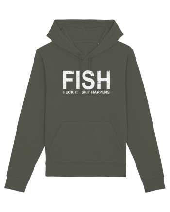 FISH, FUCK IT SHIT HAPPENS Khaki
