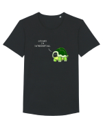 Go Away I'm Introverting Tricou mânecă scurtă guler larg Bărbat Skater